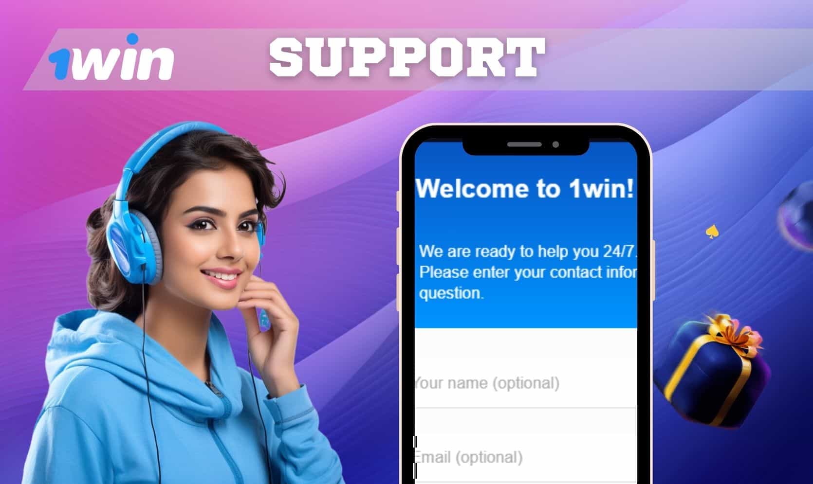 1Win Bangladesh gambling app Support instruction